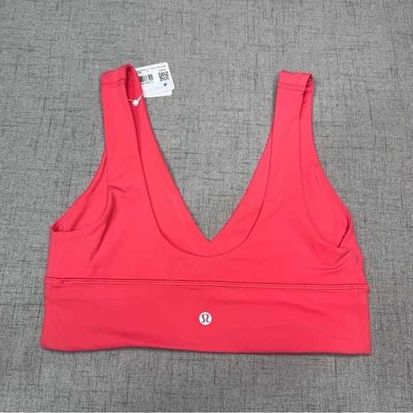 Lululemon Align V-Neck Bra A/B Cup Glazed Pink Size 8 NWT - Picture 6 of 10